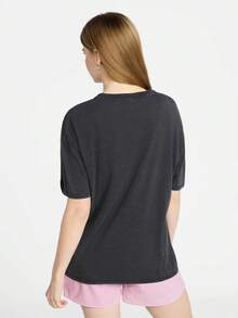[National Shipping] Camiseta Oversized con Estampado "No Boundaries" para Mujer, Tallas XXS-XXL - Estilo - Ver 3