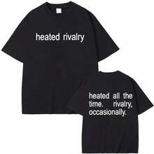 Rivalidad Intensa, Rivalidad Constante, Rivalidad Ocasional, Camiseta Gráfica, Ropa de Moda para Hombres y Mujeres - Negro - Ver 6