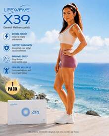 LifeWave X39 Patches - Supports Improvements Of Strength And Stamina,Body Care - Supports Improved Exercise Performance - No Or Stimulants - Innovative Patch Technology For Enhanced Wellness -30 Pieces Per Piece ,Keep Your Body Healthy And Rejuvenate You,Can Be Used Both Morning And Evening,Halloween Gift. - 1pcs - View 2