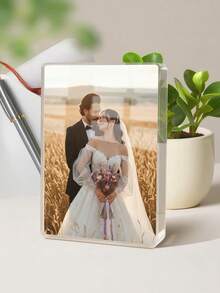 Marco de fotos acrílico personalizado, Marco de fotos, Regalo personalizado, Bloque de fotos acrílico, Decoración personalizada de fotos acrílicas, Recuerdo de boda. - Multicolor - Ver 6