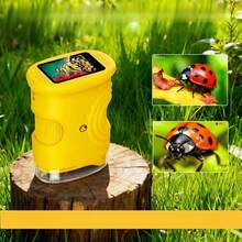 This 2-Megapixel Handheld Microscope Features 1000x Magnification, 8 LEDs, 32MB Of Storage, And A Portable USB Coin Microscope. It Can Be Used For Welding And Coin Observation, Making It An Excellent Gift For Family And Friends. - A - Ver 2
