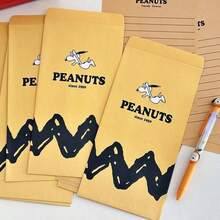 SNOOPY 1 Set DIY  Pink Envelope And Letter Paper Set, Yellow Cute Student Love Letter Confession Letter, New Year Gift, Valentine's Day Gift, Easter Gift [Random Style] - Multicolor - View 5