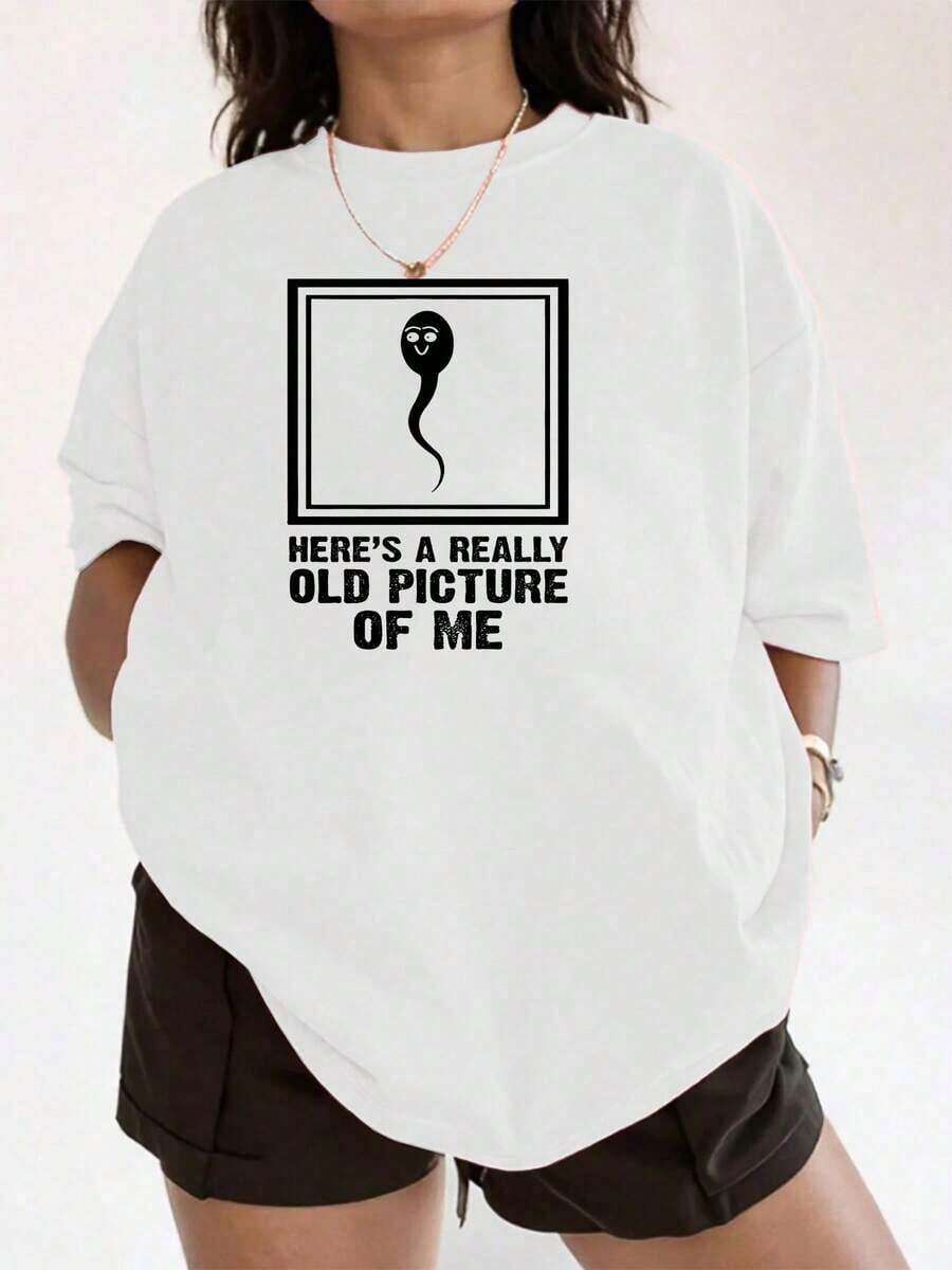 ComfortableGráfico divertido que muestra la idea humorística de recordar los comienzos de la vida desde una perspectiva graciosa y original transmitiendo ingenio y juventud en cada detalle c - Blanco - Ver 1