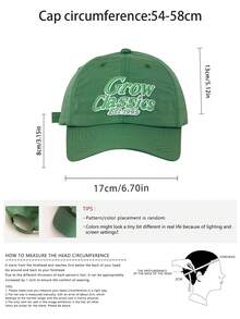 1pc Soft Top Quick Dry Letter Embroidered Baseball Cap, Unisex Spring Summer Outdoor Breathable Peaked Hat, Fashion American Style 3D Letter Embroidery, Streetwear Youth Couple Hip Hop Student Quick Dry Sun Protection Baseball Cap, Breathable Baseball Cap - Grow Letters - View 3