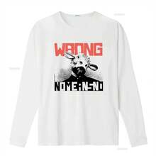 NOMEANSNO CAMISETA UNISEX HARDCORE PUNK ROCK TALLAS S-3XL CON ESTAMPADO ATREVIDO Y ORIGINAL, ESTILO VINTAGE LAVADO, PRENDA CASUAL PARA USO DIARIO, SUAVE - Negro - Ver 3