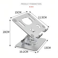 Aluminum Alloy Folding Heat Dissipation Rotating Game Live Streaming Stand, Desktop Lifting Tablet Stand - View 6