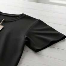 Camia de Algodón con Frase Sarcástica Divertida: "Cuando Dios Me Creó, Sonrió y Dijo".Camia Gráfica para Hombre y Mujer, Tallas S-5XL, Transpirable y Cómoda. - Negro - Ver 11