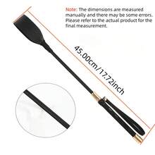 Leather Riding Crop, Suitable For Equestrian Sports, PU Leather Double Whip, Black Riding Crop - Multicolor - View 3