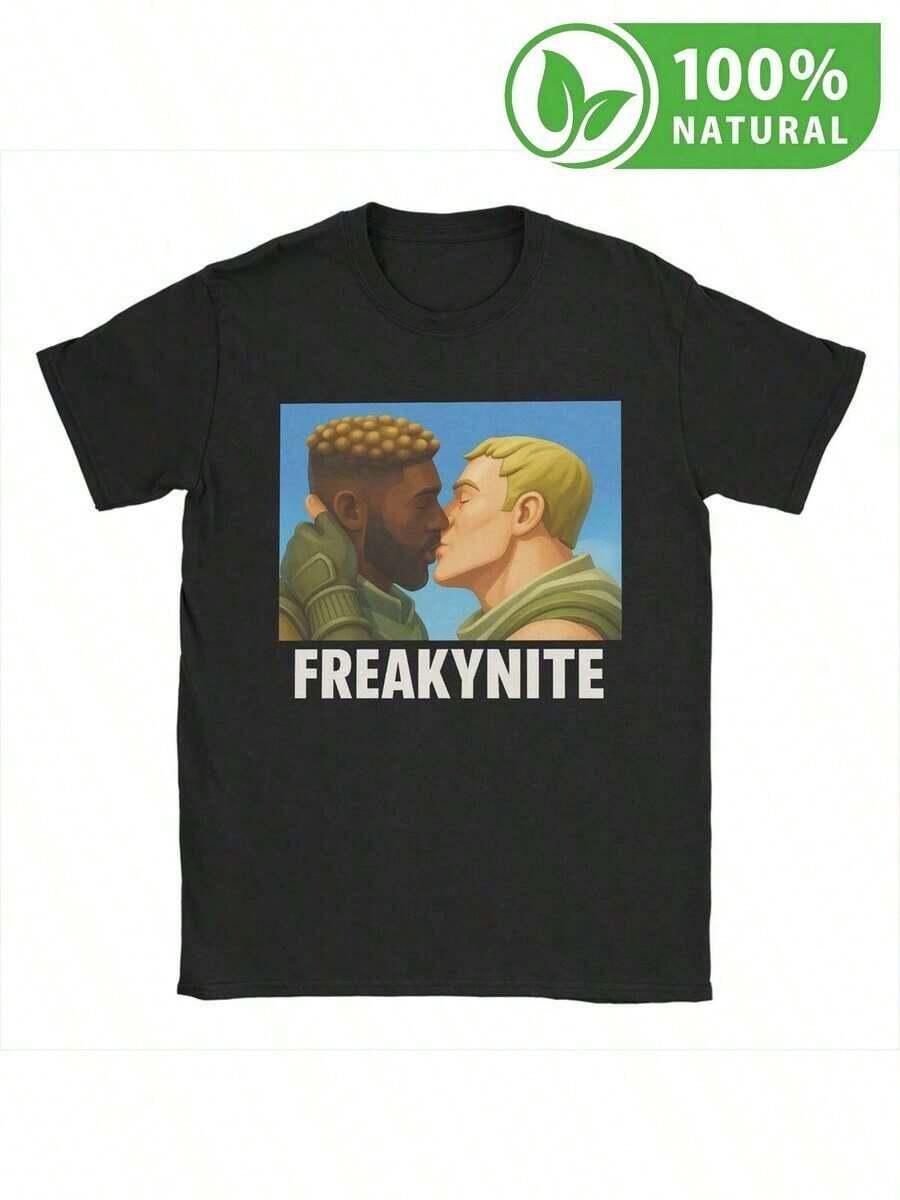 Camiseta negra estilo urbano con diseño único Freakynite en México - Negro - Ver 1