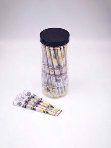 1/8/50 Peças Novidade Cones Pré-Enrolados de Nota de Dólar - Papel de Enrolar Queima Lenta Tamanho Grande de 110mm, Embalagens de Cigarro com Padrão de Dinheiro Engraçado, Acessórios de Fumo Portáteis para Uso Diário, Festas, Reuniões, Presente Legal e Único para Homens, Mulheres, Família e Amigos - Multicolorido - Visão 6