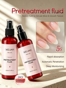 XEIJAYI 2 Bottles 100ml Nail Care Liquid, Cuticle Softener, Nourishing Oil, Manicure & Pedicure Tool - 2 Bottles - View 12