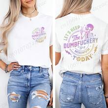 Camiseta de Mujer con Gráfico de Esqueleto Divertido, Estilo Vintage Y2K, Streetwear, Manga Corta, Casual, Camiseta con Humor, Regalo - Blanco - Ver 8