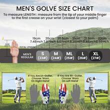 Sarung Tangan Golf FINGER TEN Pria dengan Penanda Bola 1 Pack untuk Tangan Kiri, PU Premium dengan Desain Pas yang Bernapas & Fleksibel untuk Performa Ayunan yang Percaya Diri dan Konsisten - MultiWarna - View 7
