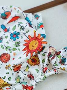 1 bộ quần áo cho thú cưng, mềm mại và thoải mái, một lớp, nhẹ, dành cho chó/mèo, có móc chữ D, họa tiết Vương quốc cổ tích - Nhiều màu - Xem 6