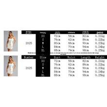 Vestido casual moderno bandeja, detalles florales con lazo, estilo elegante para mujer - Pearl White - Ver 6