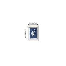 1/3pcs Navy Blue Botanical Wall Art Modern Indigo Leaf Floral Print Canvas Abstract Bohemian Style Plant Poster Living Room Bedroom Bathroom Home Decor Women Gift Unframed - Pattern - View 9