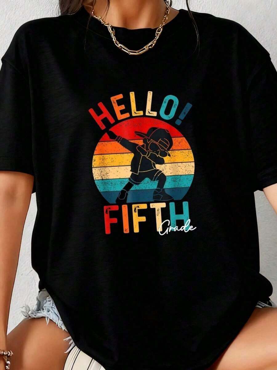 1 Piece Halloween T-Shirt For Real Estate Agents With Pumpkin Spice Print, Autumn T-Shirt For Real Estate Agents, Gift For Real Estate Agents, Halloween T-Shirt For Real Estate Agents, 180g 100% Cotton - 黑色 2 - 查看 1