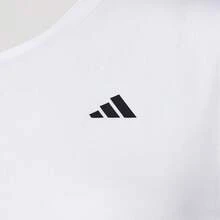 Adidas Workout Essentials Quick-Dry Comfortable Short-Sleeve T-Shirt For Women - White - View 6