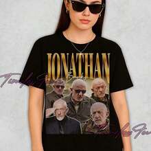 short-sleeveCamisa de Jonathan Banks, Camiseta retro de Jonathan Banks, Camisetas de Jonathan Banks, Póster de Jonathan Banks, Retro100% Cotton - Negro - Ver 6