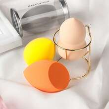 1 Large-Sized Makeup Sponge In A Gourd Shape With A Bevel Cut, Non-Latex, Suitable For Both Wet And Dry Use, Does Not Absorb Makeup, Packaged In A Tin Box - Bevel Cut [tinplate Fitting] - View 9