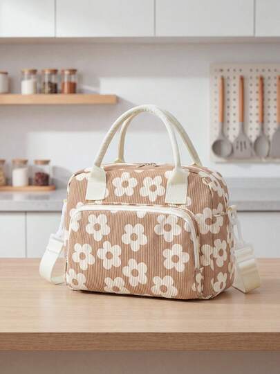  1pc Insulated Lunch Bag For Women,Lunch Tote Bag, Lunch Box Bag,Outdoor Picnic Insulated Bag,Student Thickened Cute Lunch Bag, Reusable Lunch Tote Bag, Portable Picnic Ice Bag For Work, Picnic, School Or Travel Lunch Box Bag School Supplies Stuff Accessories Bag For School School Accessories School Stuff For Traveling Waterproof Bag Insulated Lunch Bag Lunchbox