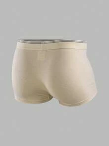 3pcs Norcotton Men's Boxer Briefs, Cotton Boxer Shorts, Plus Size - Multicolor - View 3