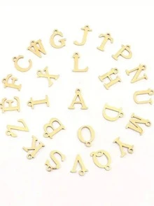 Dây chuyền đính đá hình chữ cái A-Z cổ điển dành cho nữ, khóa chữ T (1 chiếc) - Phong cách 2 - Xem 3