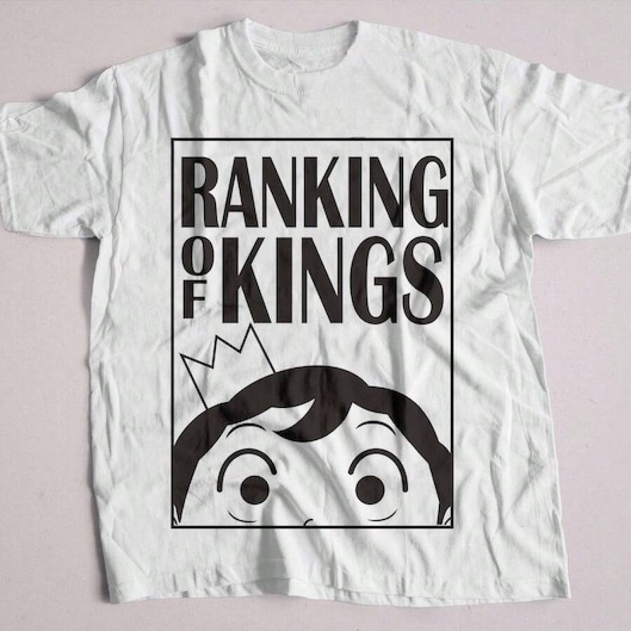 Bojji unisex, camiseta de clasificación Ousama, camiseta de clasificación de reyes 01,Embalaje individual - Blanco - Ver 1