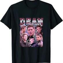 Camisetas unisex de algodón de Dean Fan Lover Winchester Family - Negro - Ver 1