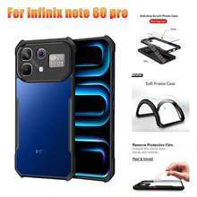 Note 60 Pro Shockproof Phone Case - Black - View 1