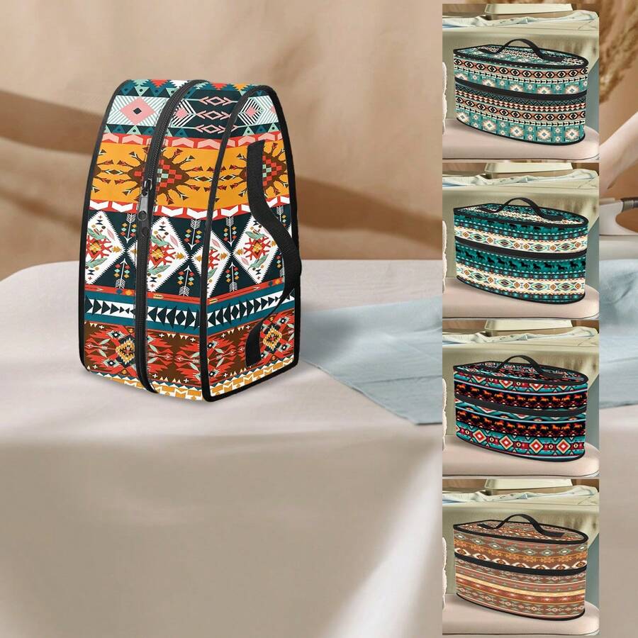 1pc Electric Iron Protective Cover, Waterproof Dustproof Heat Insulation Ironing Clothes Storage Bag, Universal Small Iron Dust Cover - Full Coverage - View 1