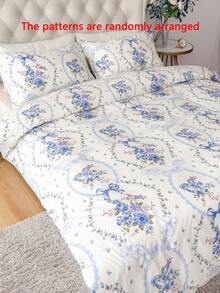 2/3 Pcs Set, 100% Polyester, Soft & Breathable Duvet Cover Set (1 Duvet Cover, 1/2 Pillowcase), Without Comforter Filler, All Season Modern Style Bedding Set - Multicolor - View 8