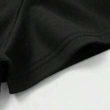 ropa de mujer vintage, Top para mujer vintage, Top para mujer, Regalos para madres, Top con estampado de gran figura de Jesús, corte holgado, estilo relajado y cómodo, Conjuntos, Ropa de mujer 100% algodón, Ropa de verano para mujer, Ropa de mujer 100% algodón, Ropa de verano para mujer, camisas de mujer - Negro - Ver 4