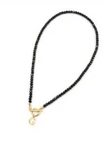 Dây chuyền đính đá hình chữ cái A-Z cổ điển dành cho nữ, khóa chữ T (1 chiếc) - Phong cách 2 - Xem 26