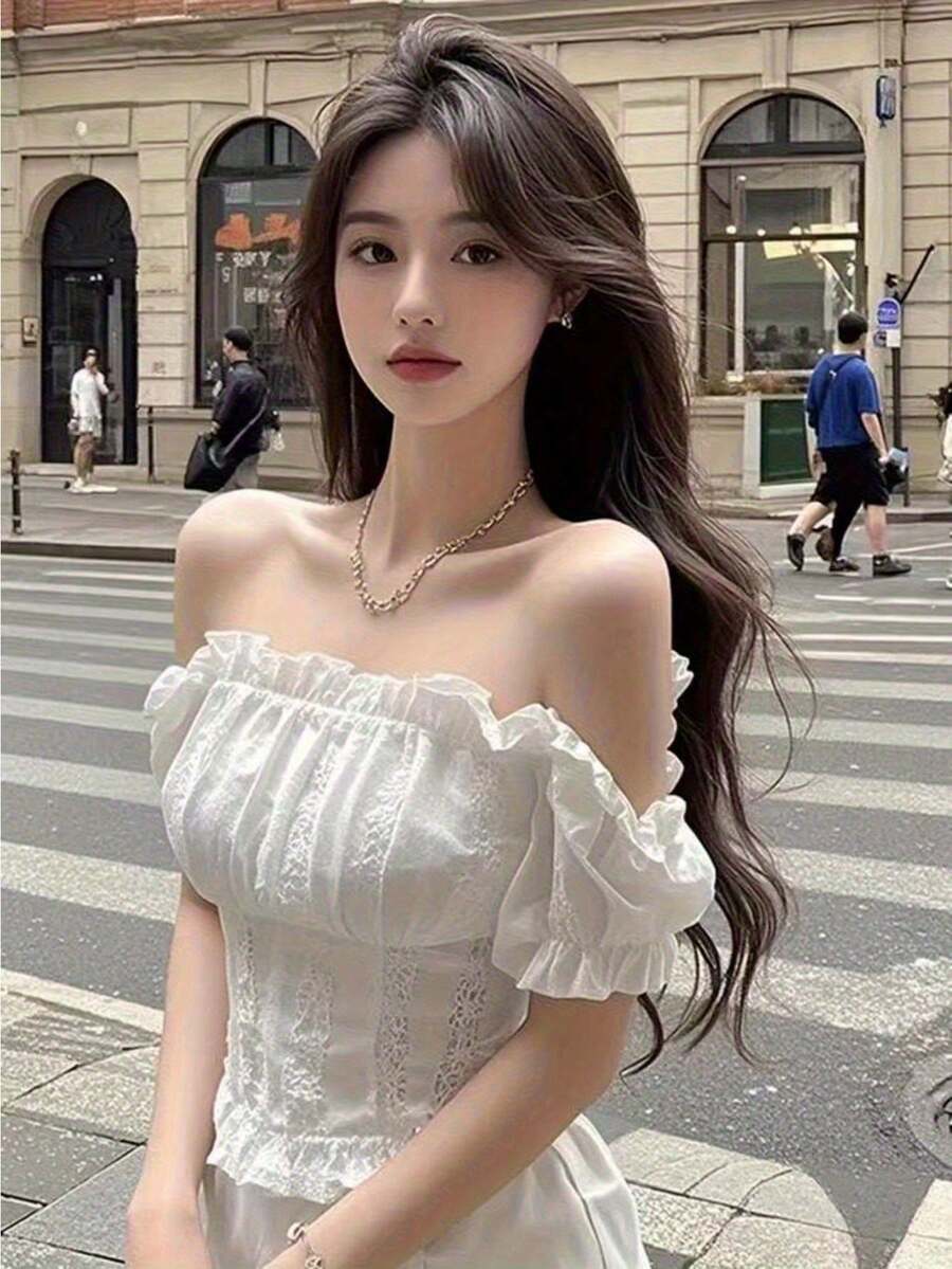 Women Tops - ホワイト - View 1