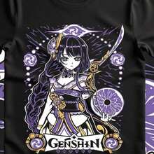 Camiseta Unisex Estética de Anime, Regalo para Él, Camiseta de Anime, Camiseta de Manga, Sudadera de Anime, Camiseta Japonesa de Anime, Gráfico A |   Diseño exquisito |   Suelto y cómodo |   Fácil de combinar | - Negro 8 - Ver 8