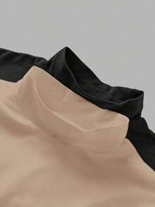 Set de 2 camisetas de manga larga y cuello alto ajustadas como capa base para mujer, adecuadas para la transición de otoño y para salir - Multicolor 3 - Ver 8