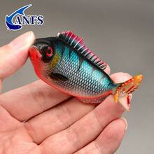 2pcs Soft Fishing Lure Kit -Lifelike Soft Lure With 3D Eyes, Soft Artificial Baits For Freshwater Saltwater Fishing - Multicolor - View 6