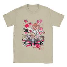 Camiseta Takane Lui Overd Hololive HoloX de Verano 100% Algodón para Hombre, Camisetas Populares DIY de Manga Corta, Divertidas Camisetas Y2K - Negro - Ver 8