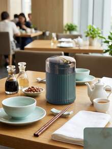 Pop-Up Automatic Toothpick Box, Luxurious Button-Type Toothpick Holder, Portable Pop-Up Toothpick Holder, Household Living Room Toothpick Holder, Button-Type Automatic Toothpick Storage Box, - Multicolor - View 9