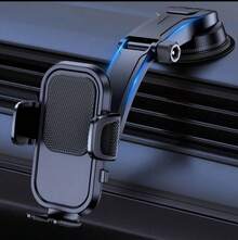 Nuevo Llegada  Soporte para Teléfono de Coche, Actualizado Giratorio 360° Manos Libres para Tablero, Base Estable Antideslizante, Compatible con iPhone Android, Perfecto para Viaje Diario, Carretera y Navegación GPS - 1 - Ver 2