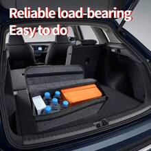 1 hộp đựng đồ cốp xe ô tô gấp gọn, bộ lưu trữ cốp xe, thùng đựng đồ nội thất ô tô, túi đựng đồ dung tích lớn, bộ dụng cụ sắp xếp ô tô đa năng - Nhiều màu - Xem 5