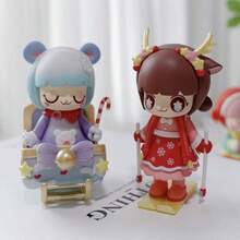 1個可愛系列樹脂KimmyMiki娃娃盲盒，神秘盒，Wonderful Wish系列娃娃盲盒，隨機盒，神秘盲袋，動漫角色手工模型雕塑裝飾，娃娃，軟娃娃，成人遊戲，休閒減壓，辦公桌裝飾，房間裝飾，背包配件吊飾，汽車裝飾，學校用品，節日派對禮物 - 彩色 - 查看 10
