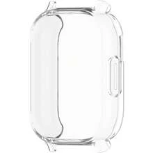Casing Pelindung Layar untuk Redmi Watch 5 Lite TPU Slim Case Cover [Bingkai Warna Logam Berlapis] [Cakupan Penuh 3D] Shell Pelindung untuk Redmi Watch 5 Active SmartWatch (3 Paket-3) - Hitam + Transparan + Abu-abu - View 6