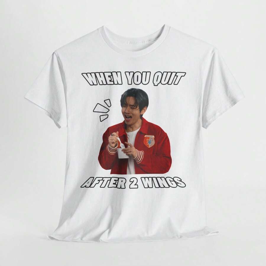 K-Pop Shirt  | Two Wing King - Negro - Ver 1