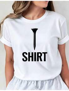 Camiseta Vintage Estampada para Hombre y Mujer 01, Top Casual de Cuello Redondo, Ropa Cómoda para Mujer - Blanco - Ver 7