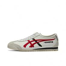 Onitsuka Tiger Scarpe Casual Basse Mexico 66 NM, Comode, Morbide, Antiscivolo, Unisex, Bianco/Rosso - 1183C320-101 - 查看 10