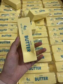 Butter Block 仿真巧克力造型感官紓壓桌面裝飾品，開學季用品，秋季居家裝飾，便攜式減壓桌面擺件，秋季美學宿舍與辦公桌配件 - 奶香奶油棒 - 查看 5