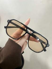 1 par de gafas de playa de moda unisex, adecuadas para todas las estaciones, viajes al aire libre y vacaciones en la playa - Multicolor - Ver 4