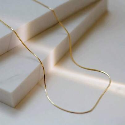 A S925 Silver Necklace Stylish Necklace For Parties And Music Festivals, A Minimalist Jewelry Gift For Women.